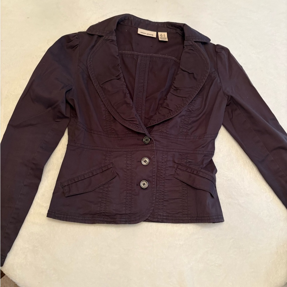 DKNY Women's Dark Gray Blazer